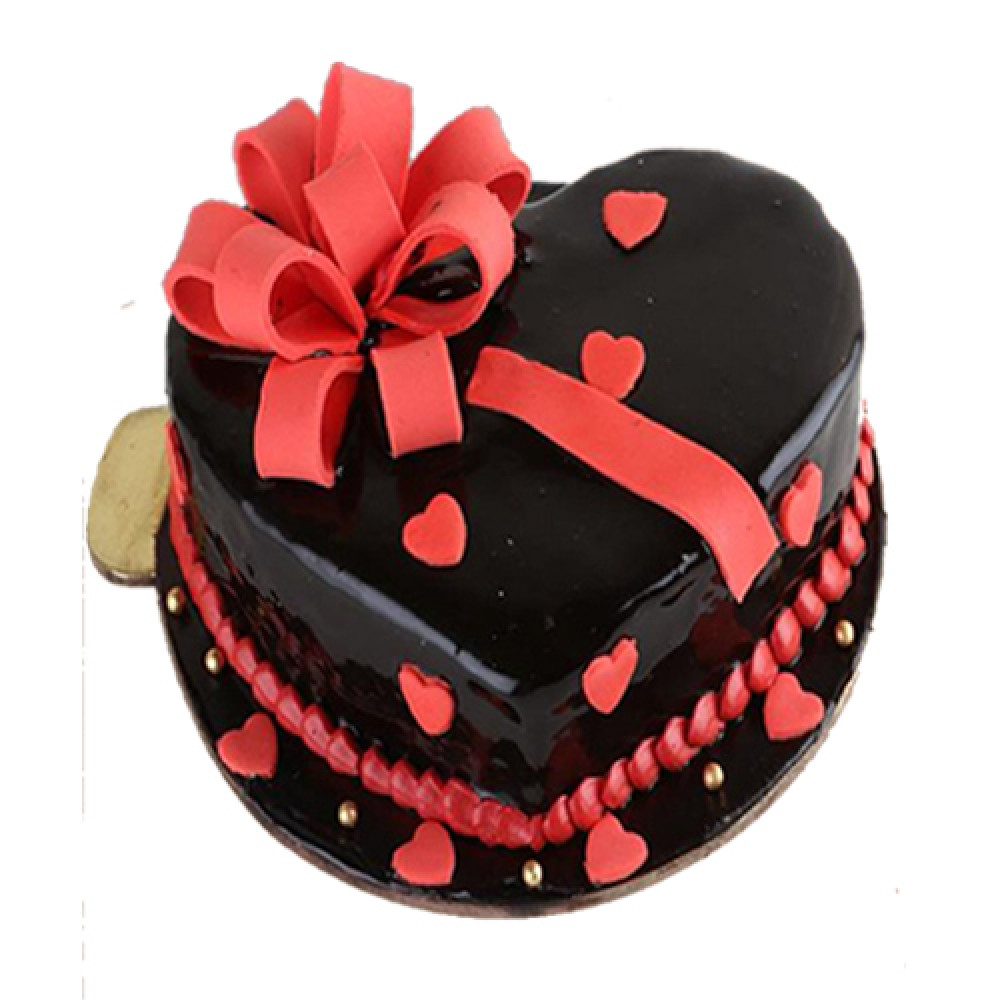 Chocolate Heart Designer Cake