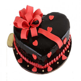 Chocolate Heart Designer Cake