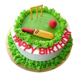 Cricket Bat Ball Cake 