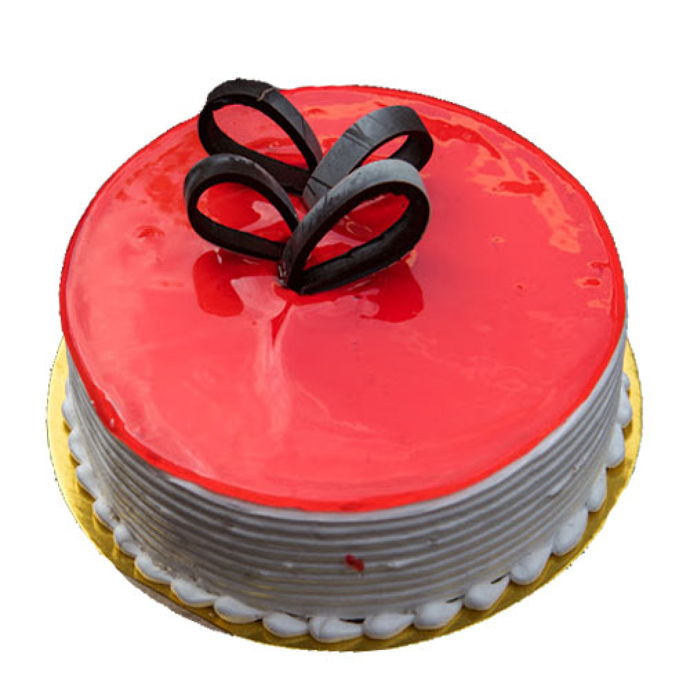 Half Kg Strawberry Cake