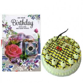 Butterscotch Cake and Birthday Card