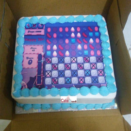 Candy Crush Photo Cake