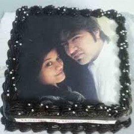 Chocolate Truffle Photo Cake