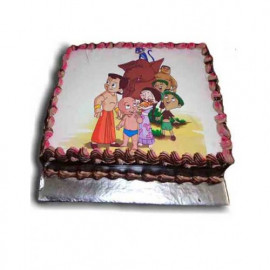 Chota Bheem Photo Cake