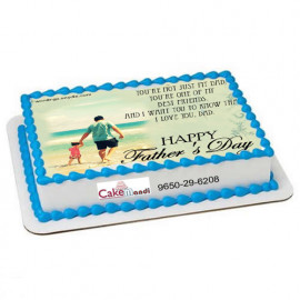 Father's Day Photo Cake