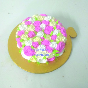 Flowers icing Cake