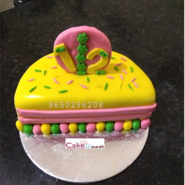 Half Birthday Cake