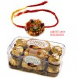 Rakhi and Ferrero Rocher Chocolate